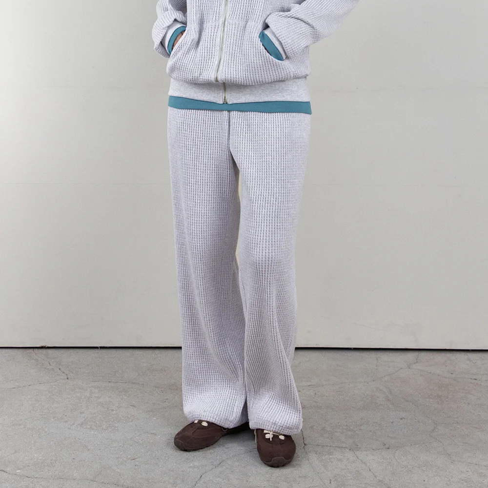 Waffle Two-Way Pants_WHITE MELANGE(WB6PT33)
