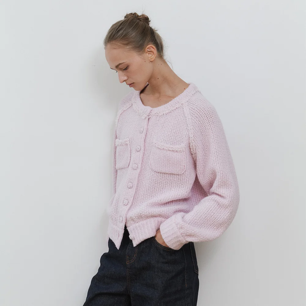 Panthine Tweed Knit (Light Pink)