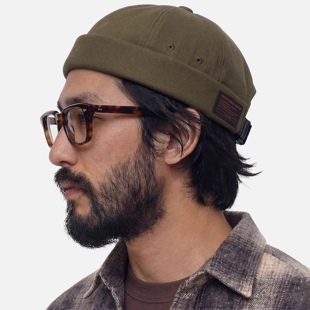 四季 純棉 基本款 尺寸 調節 無帽簷 水手帽 男女通用 冷帽 MOLD CAP / TWILL COTTON / COMBAT / KHAKI