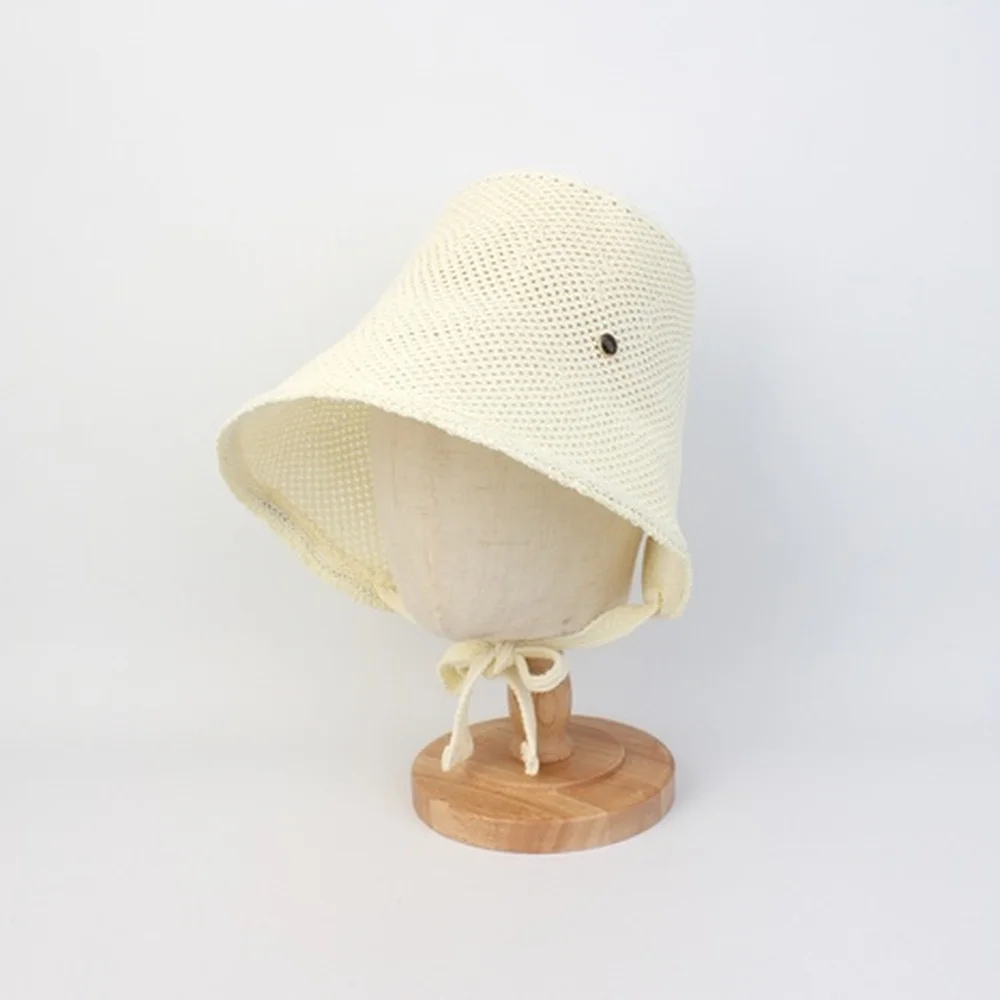 Summer Logo Ivory Bonnet Hat 夏季Bonnet Hat