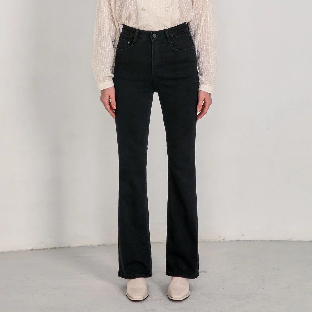 W53 DENIM PANTS_BLACK
