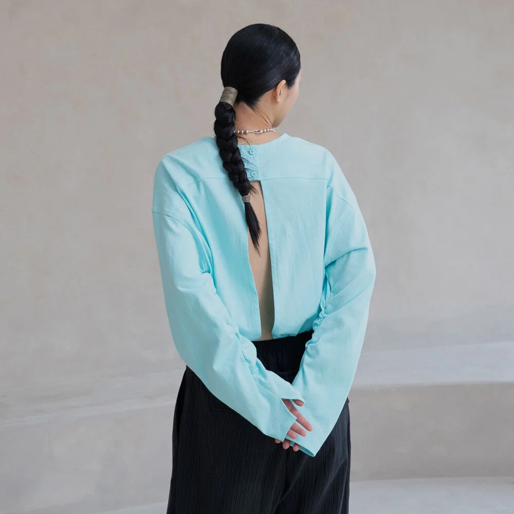 BACK BLANK TSHIRT / SODA MINT