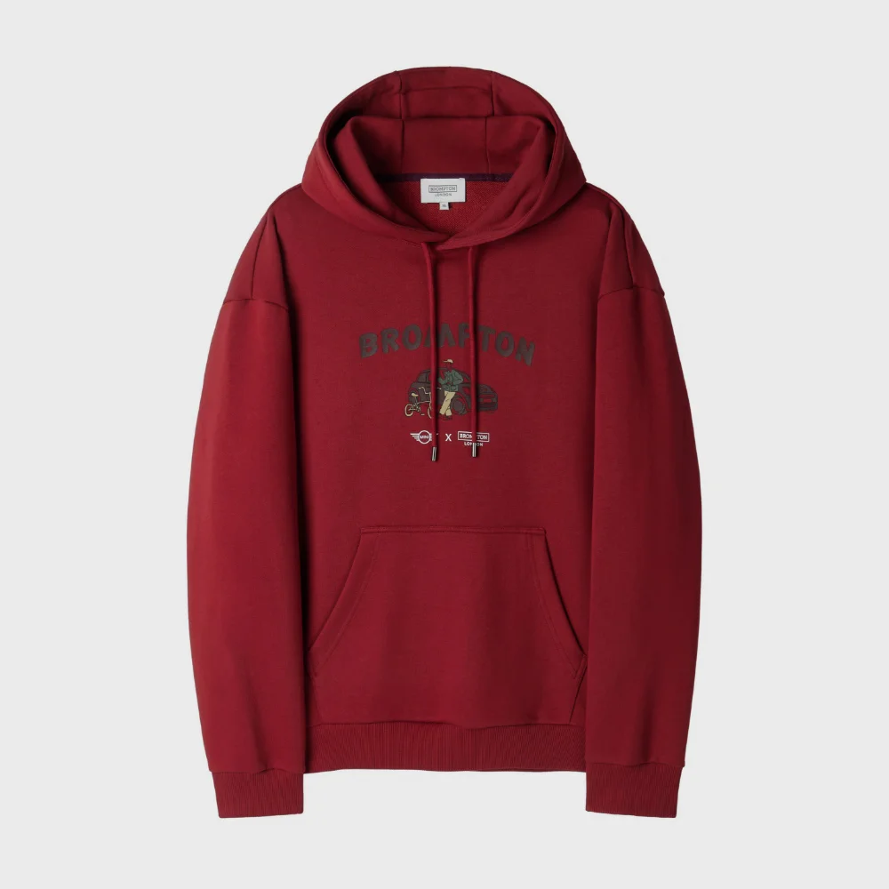 BMW MINI X BROMPTON HOODIE - RED (P253UHD510)