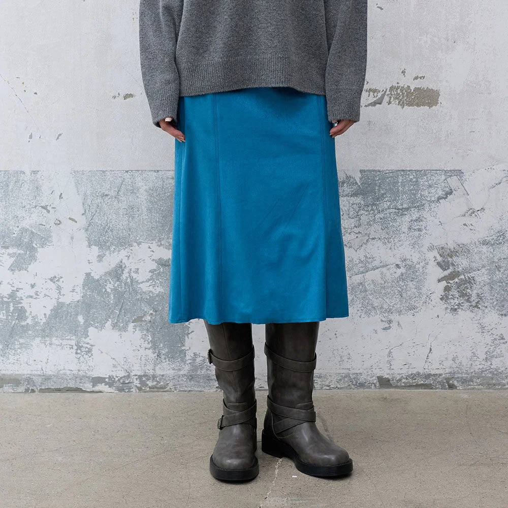 Suede Midi Skirt VW6AS980_2color