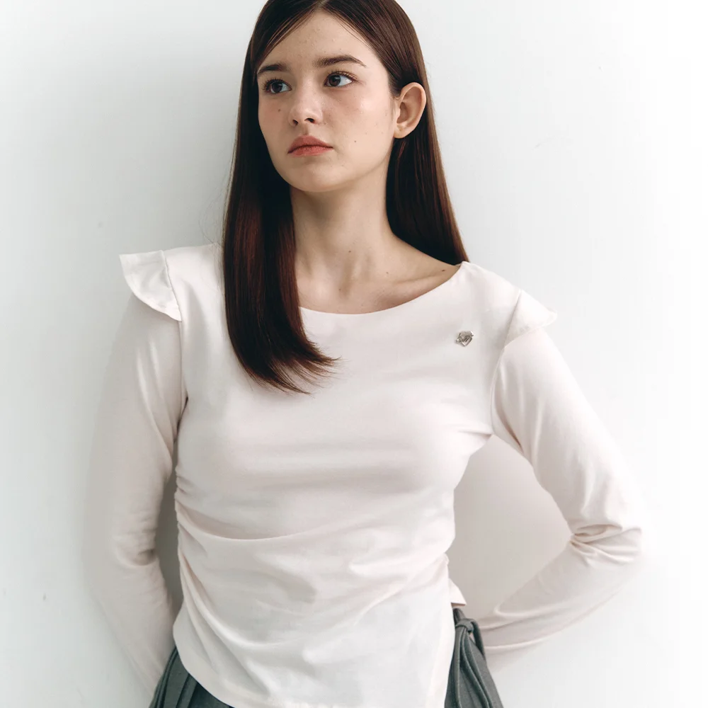 Angel Slit Long Sleeve Pink