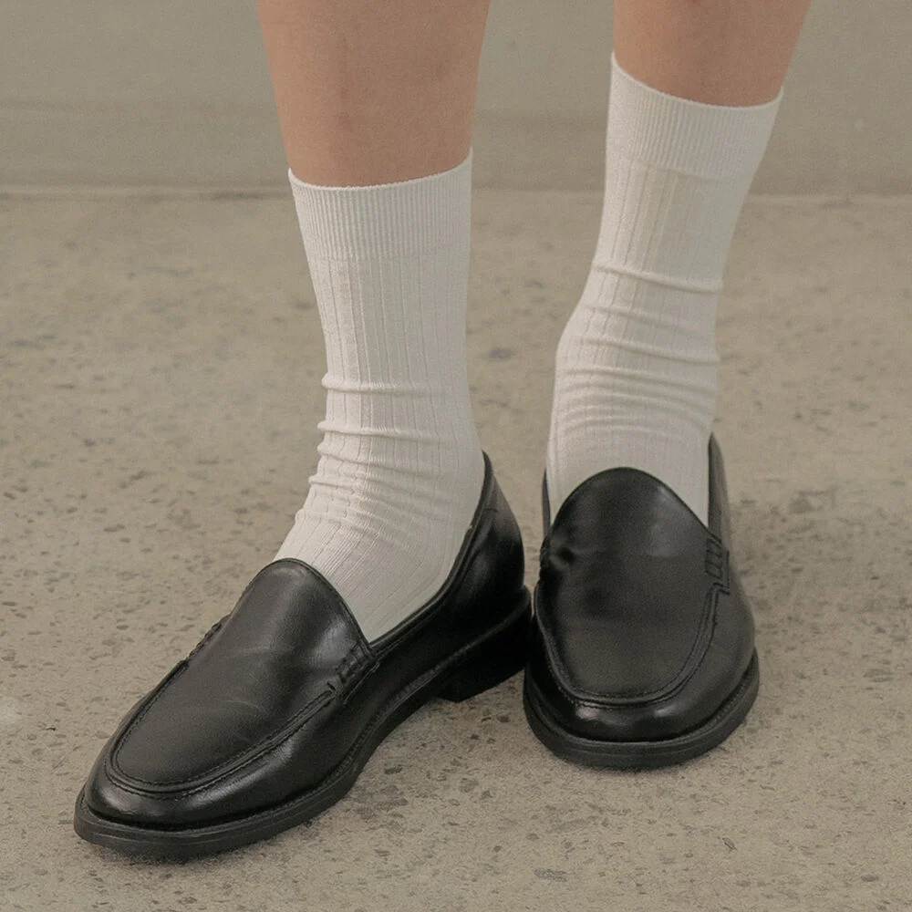 Signature rib socks _5color