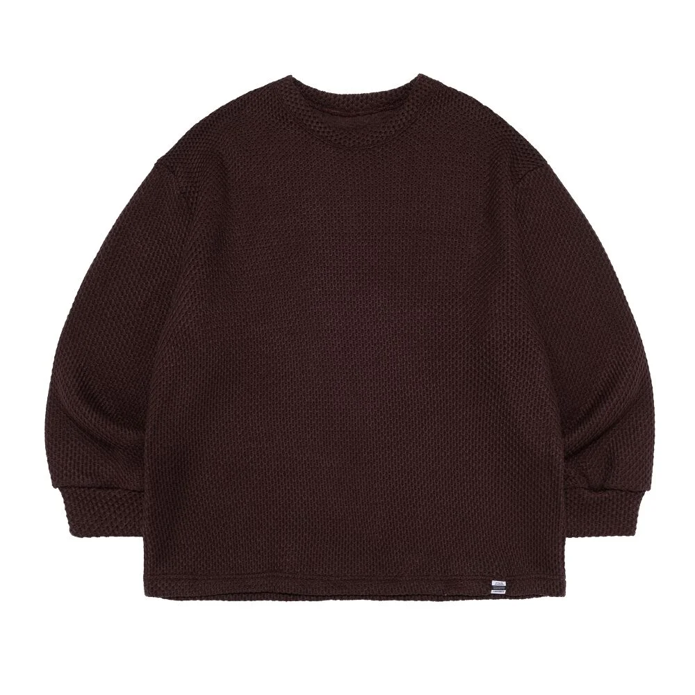 HARVEY FIT VINTAGE NAPPING KNIT (BROWN)