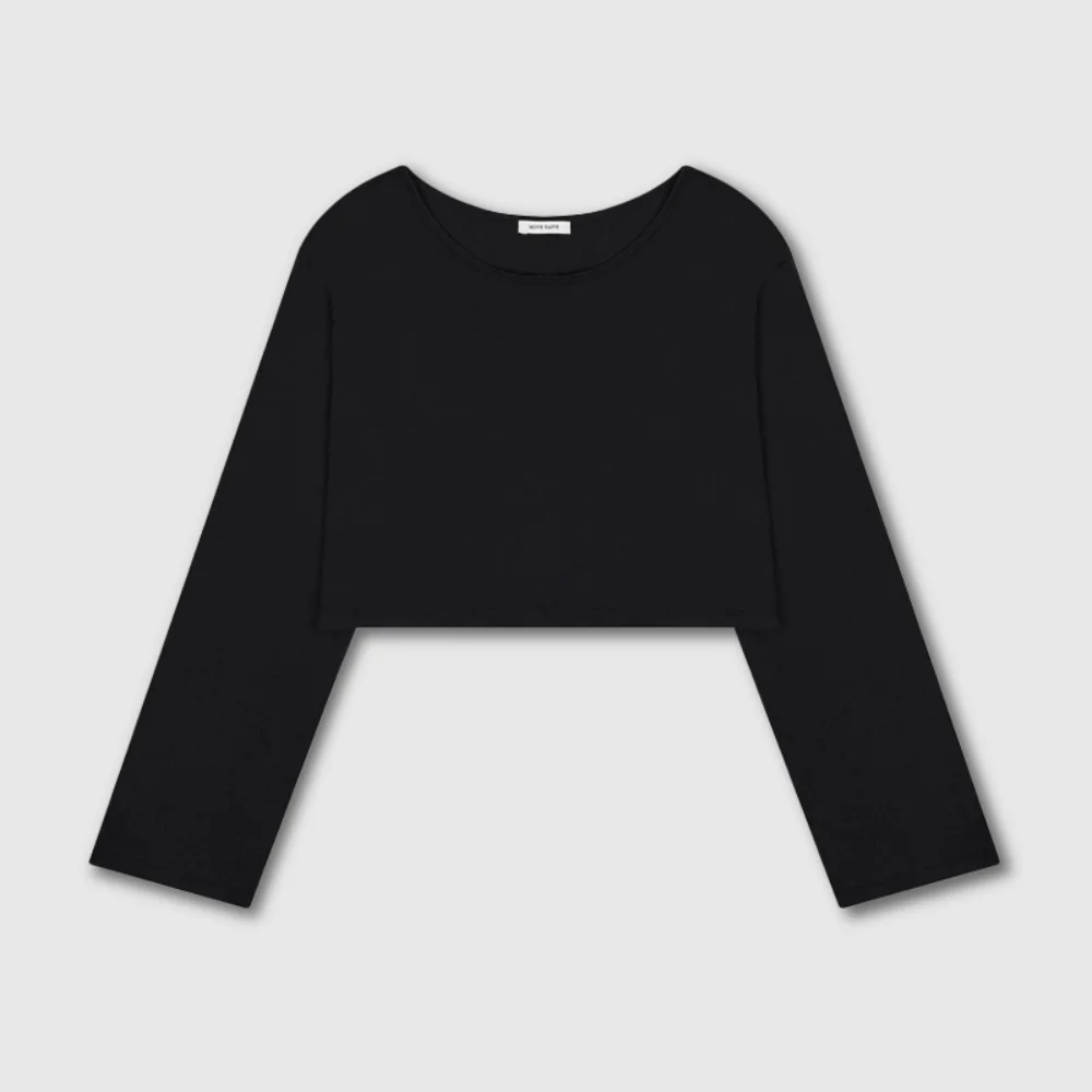 Light long sleeve tee (black)