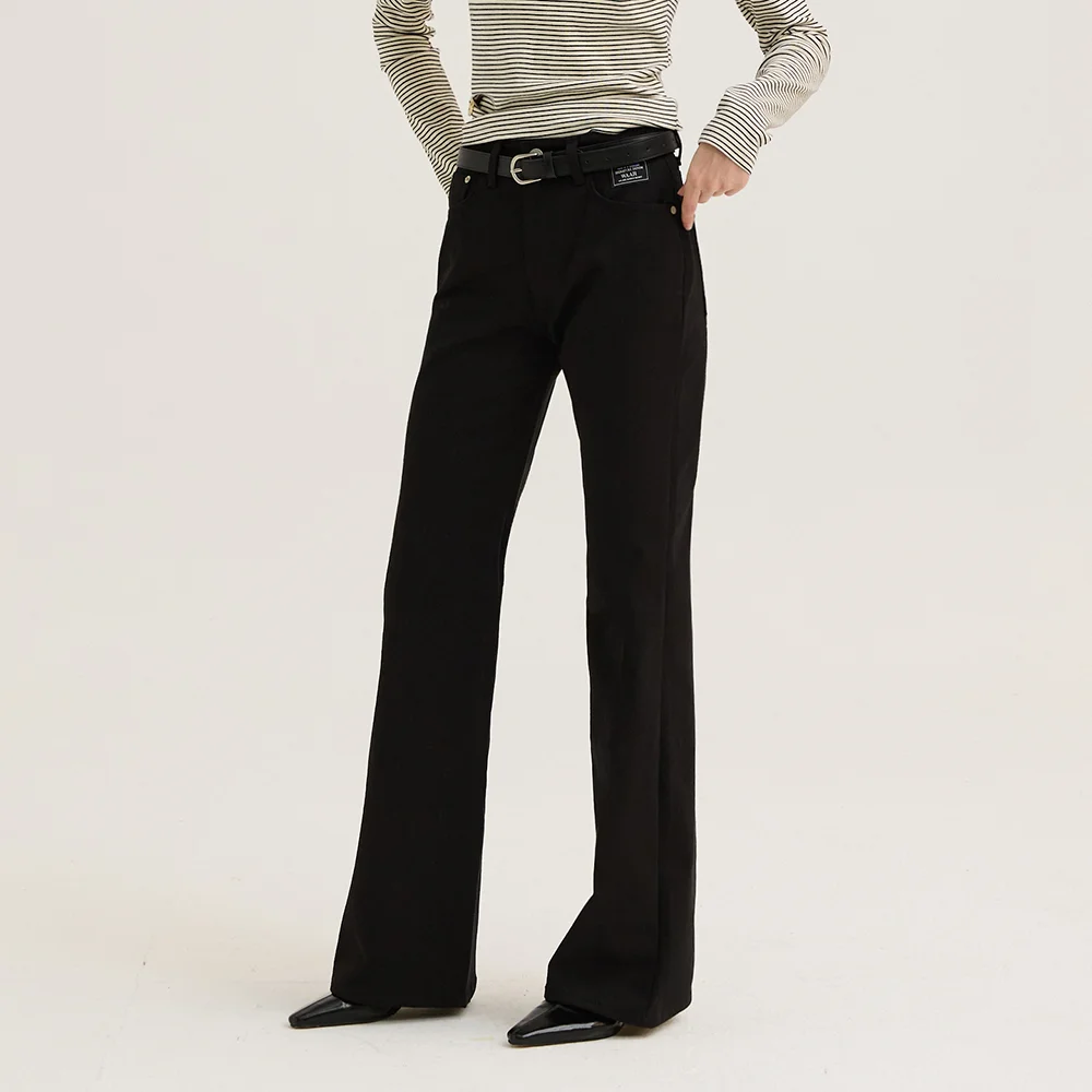 W1100 BOOTCUT DENIM PANTS_BLACK