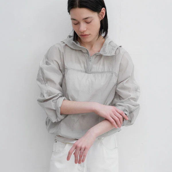 AN HOODY BLOUSON BLOUSE (BL-4395)