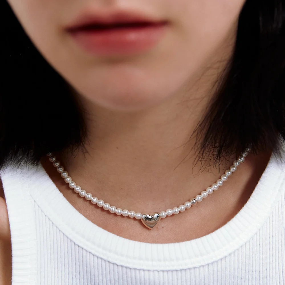 Love pearl necklace