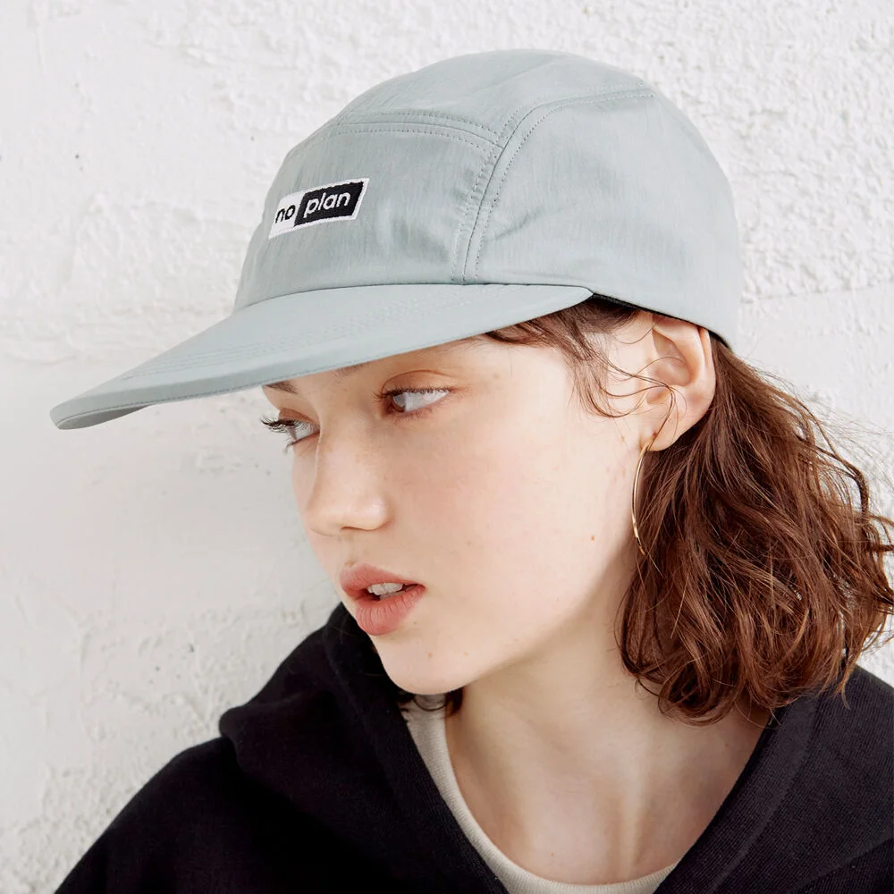 NO PLAN CAMP CAP 2.0 MINT GRAY