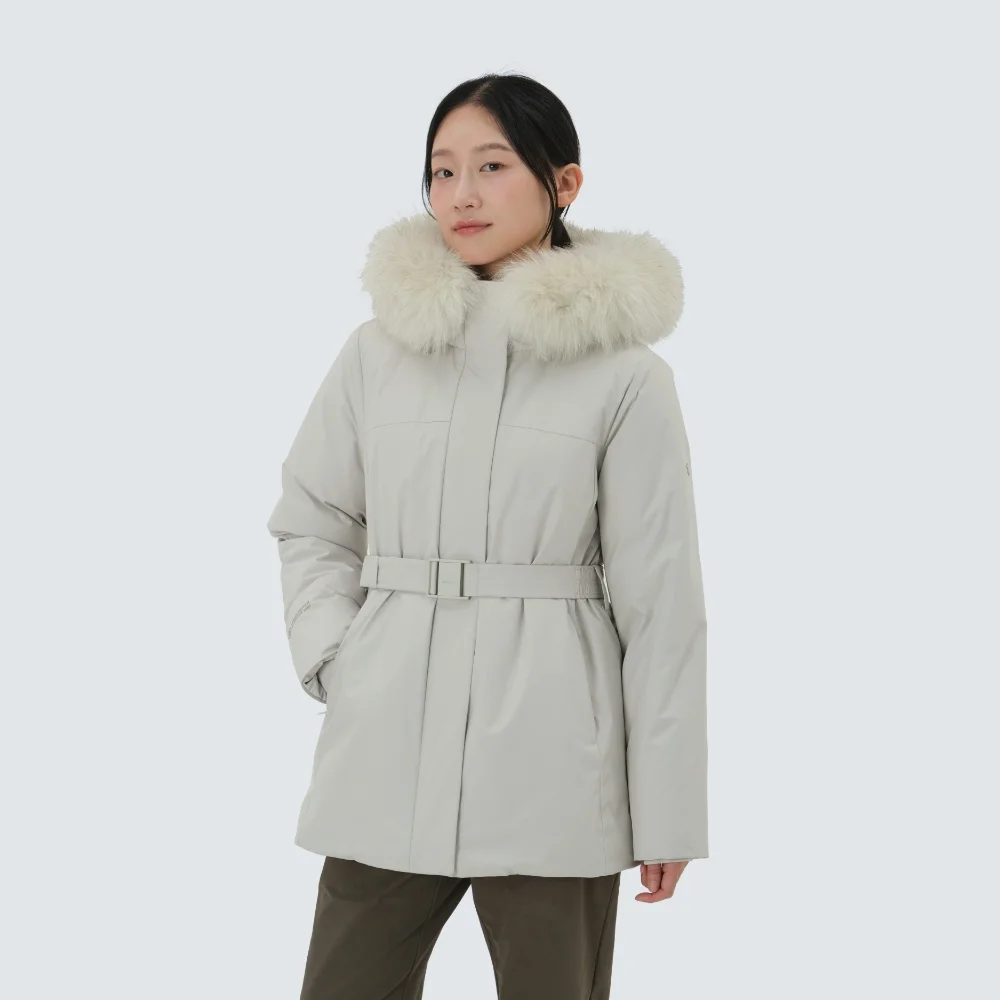 Dry Peak 防風 女裝 厚重 Down 外套 Light Beige (S25WWPDJ03)