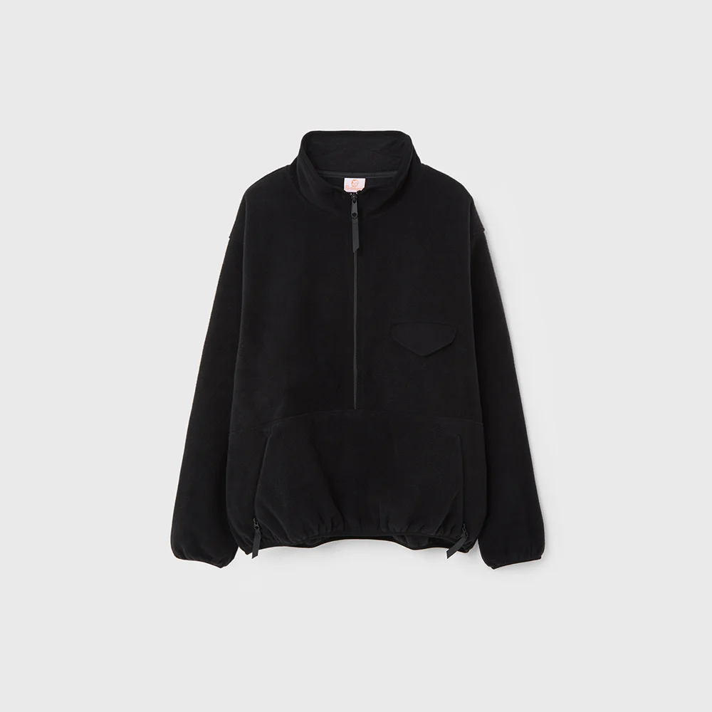 SOFT FLEECE PULLOVER (BLACK)