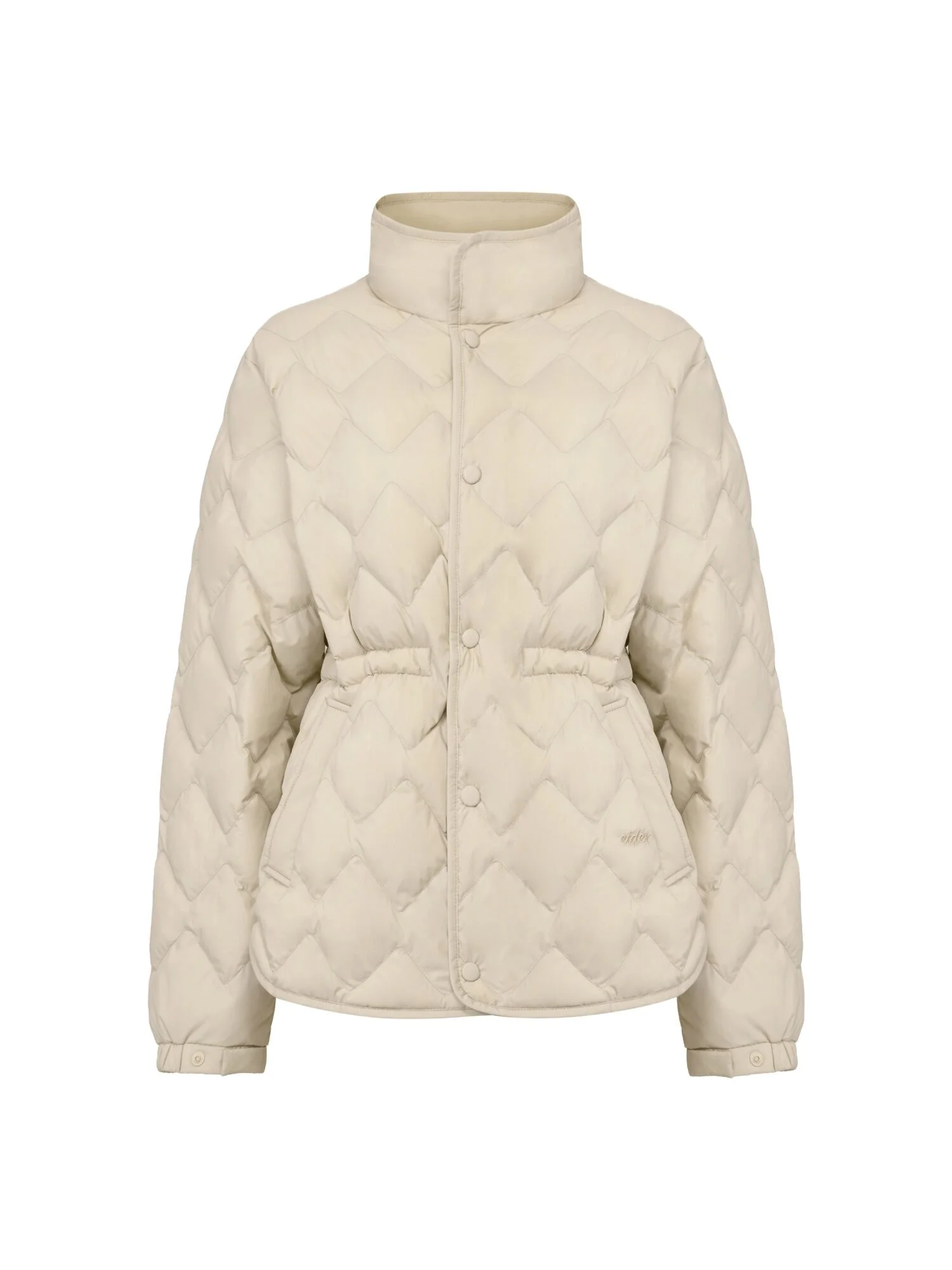 THERMOLOCK (Thermolock) 女裝 修身 混紡 中等 羽絨外套 外套_Beige_DWU26544E2