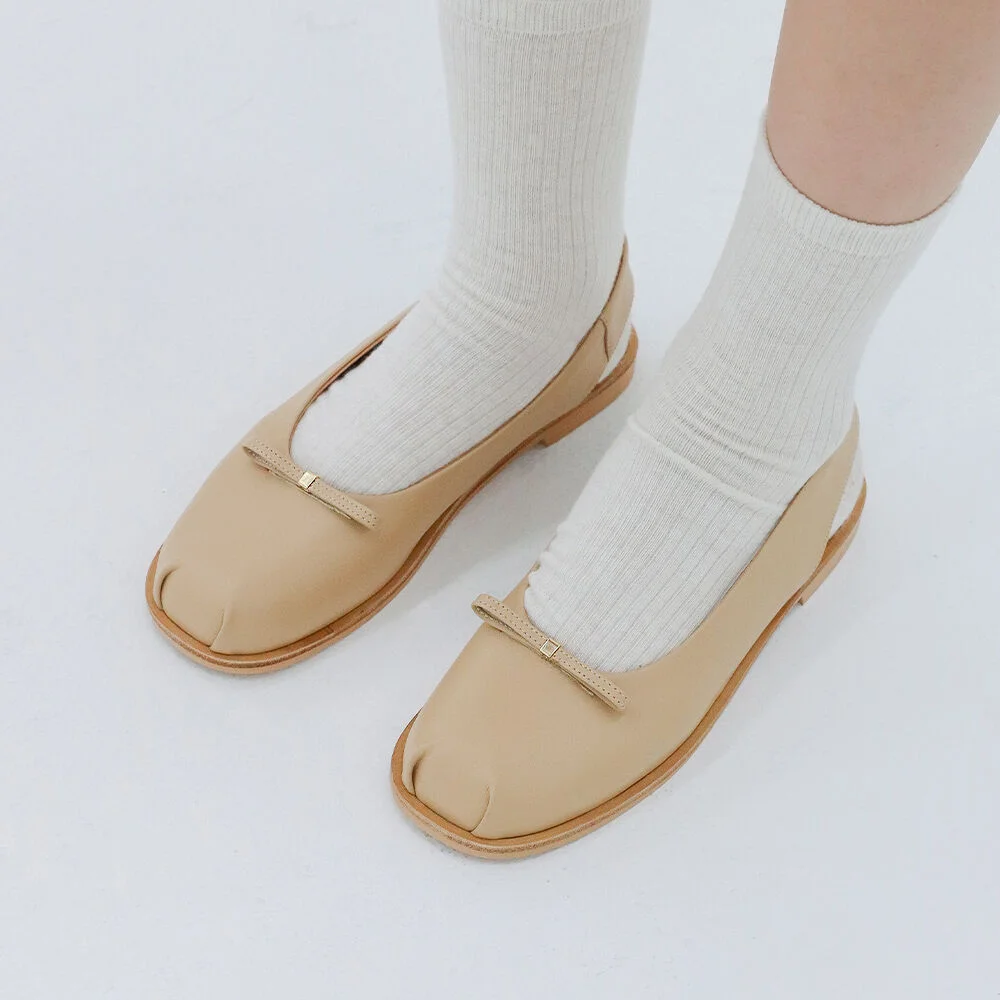 mond backopen flat shoes_24012_beige