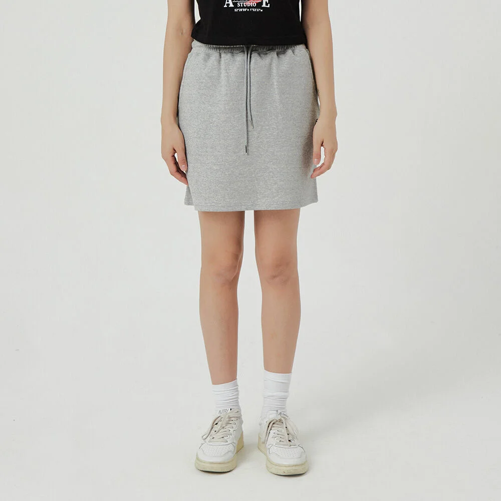 女裝 衛衣 迷你 半身裙 麻花灰