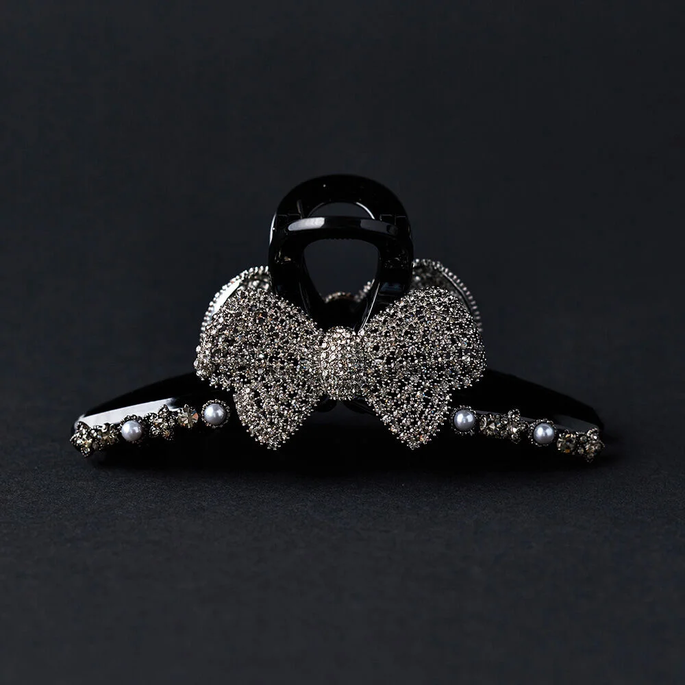 Classic Crystal Ribbon Hairclip
