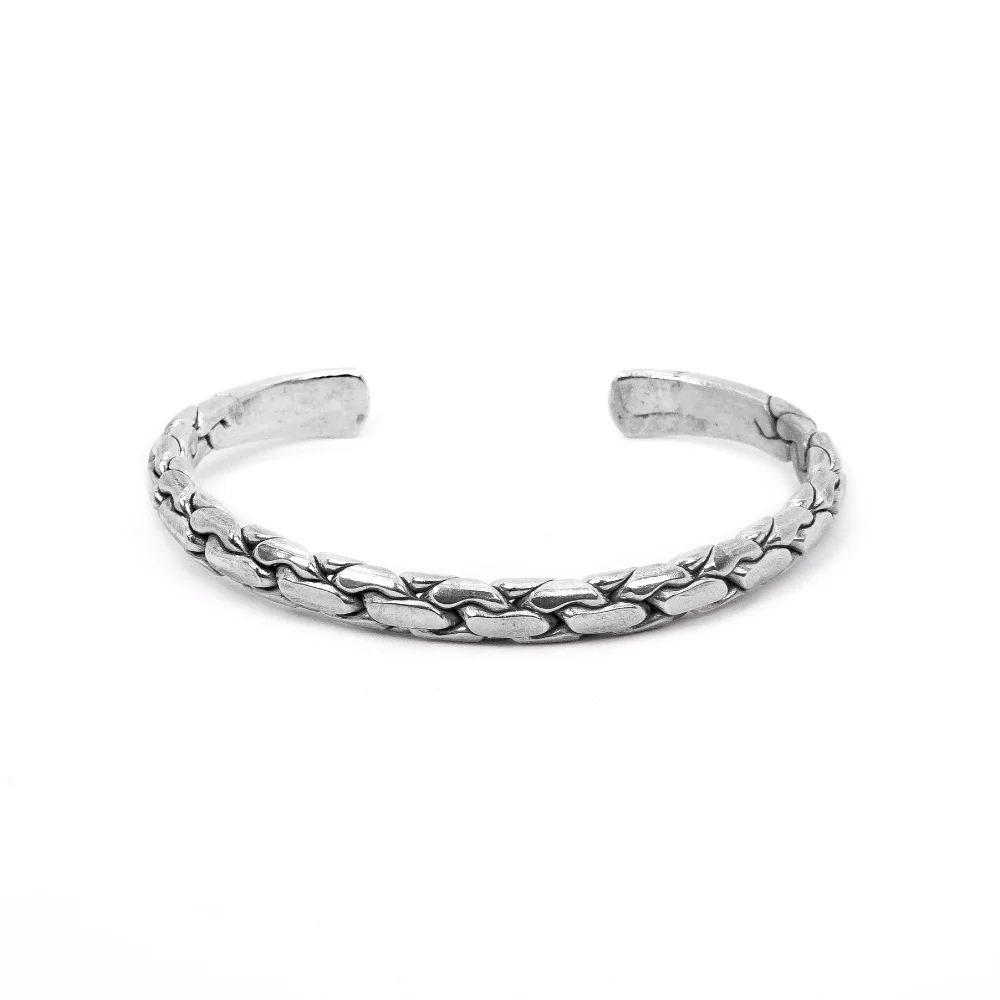 HR 180B_Silver Bangle Bracelet (Silver 925)