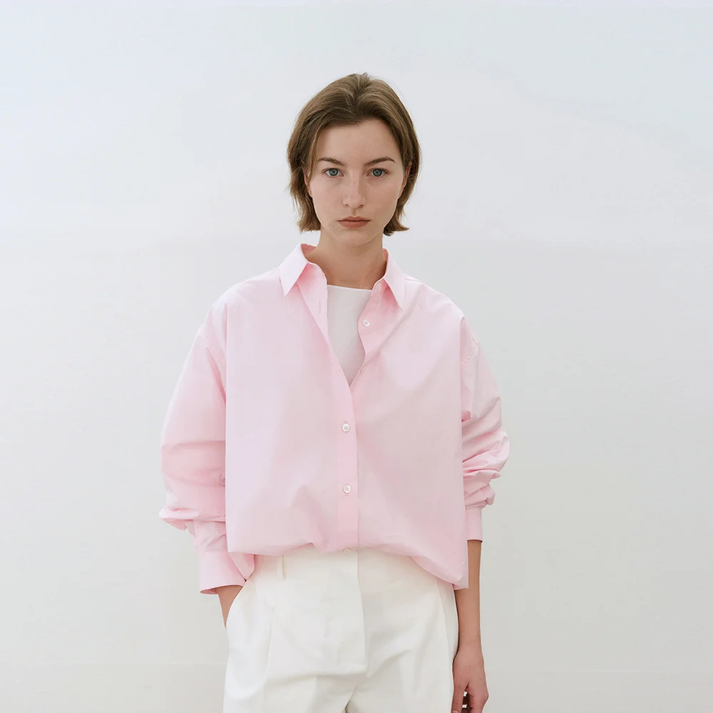 Noi Cotton Shirts(Pink)
