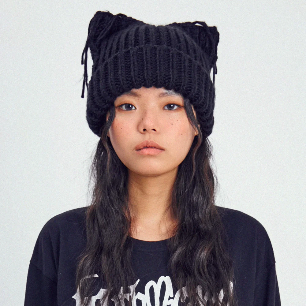 BREAD BLACK BEANIE