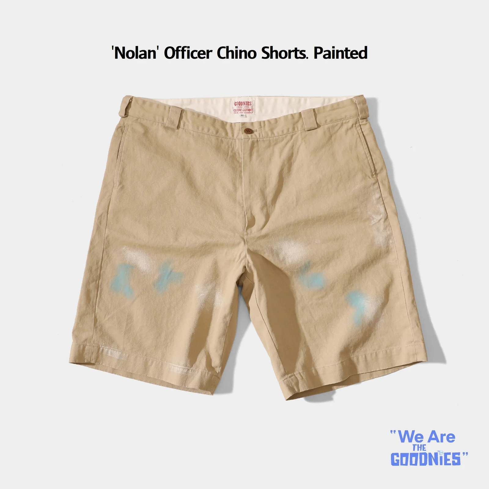 Nolan Officer Chino Shorts. Painted