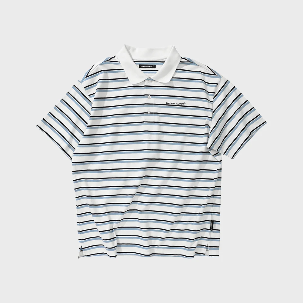 MULTI STRIPE COLLAR TS (WHITE)