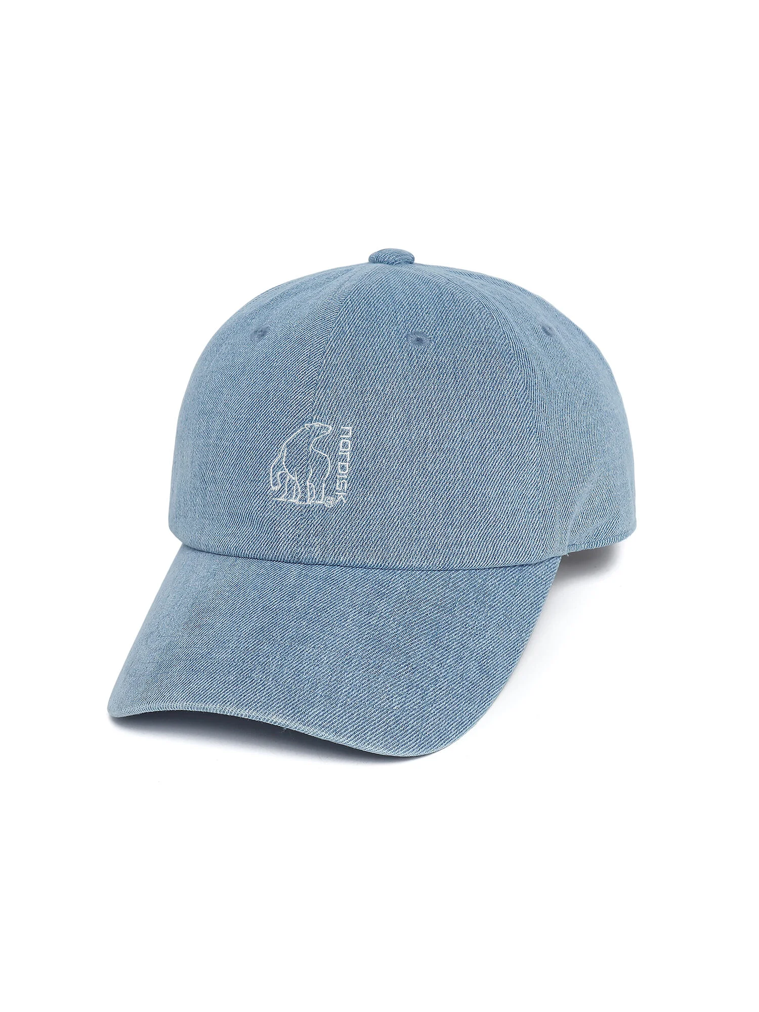 北極熊 標誌 純棉 棒球帽_Sky Blue_OUA25C01B2