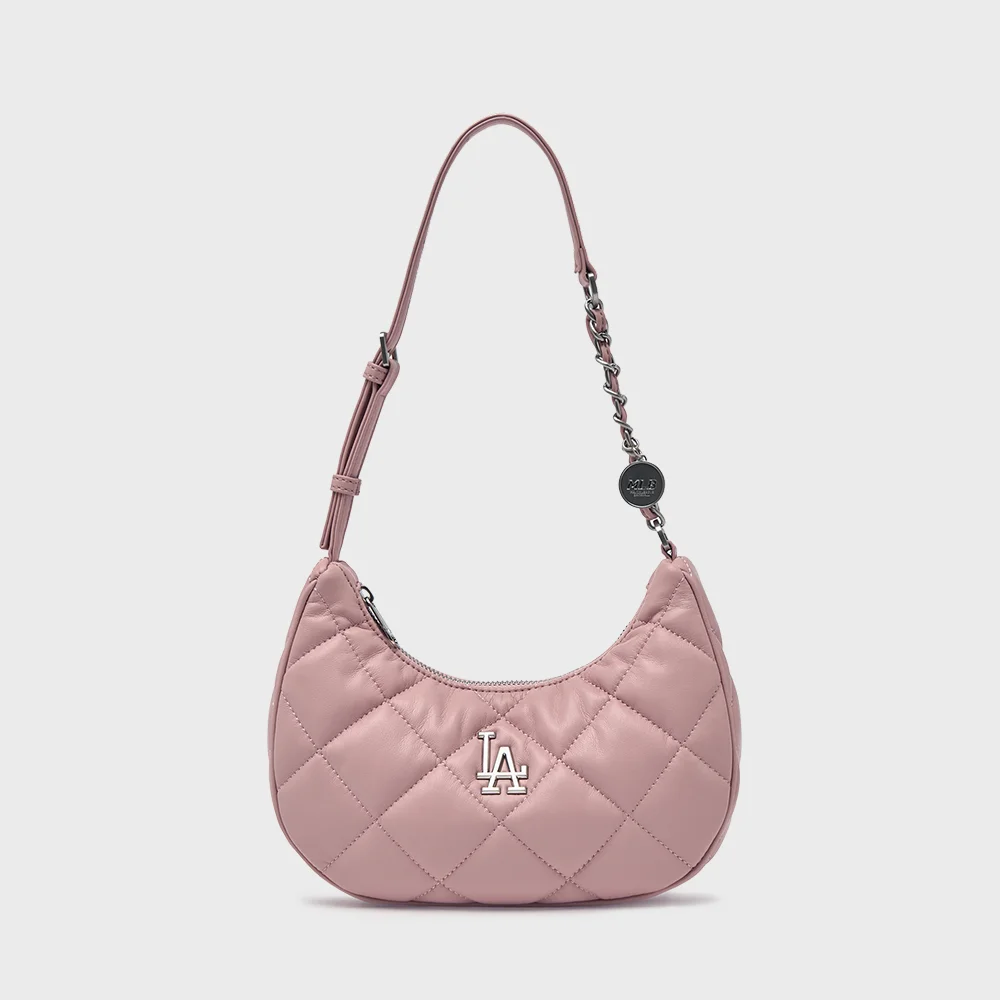 基本款 絎縫 PU Hobo Bag LA (L.Pink)
