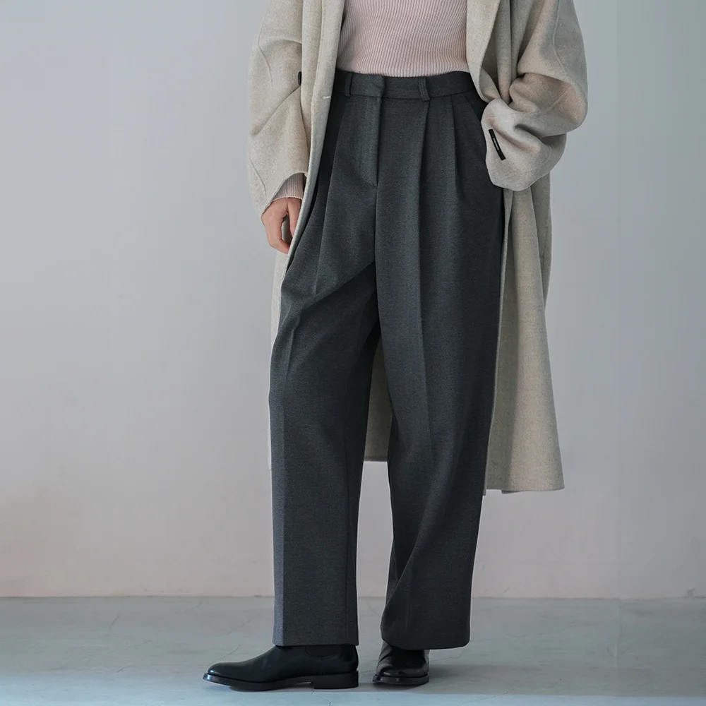 Ner fluff Slacks (Dark Gray)
