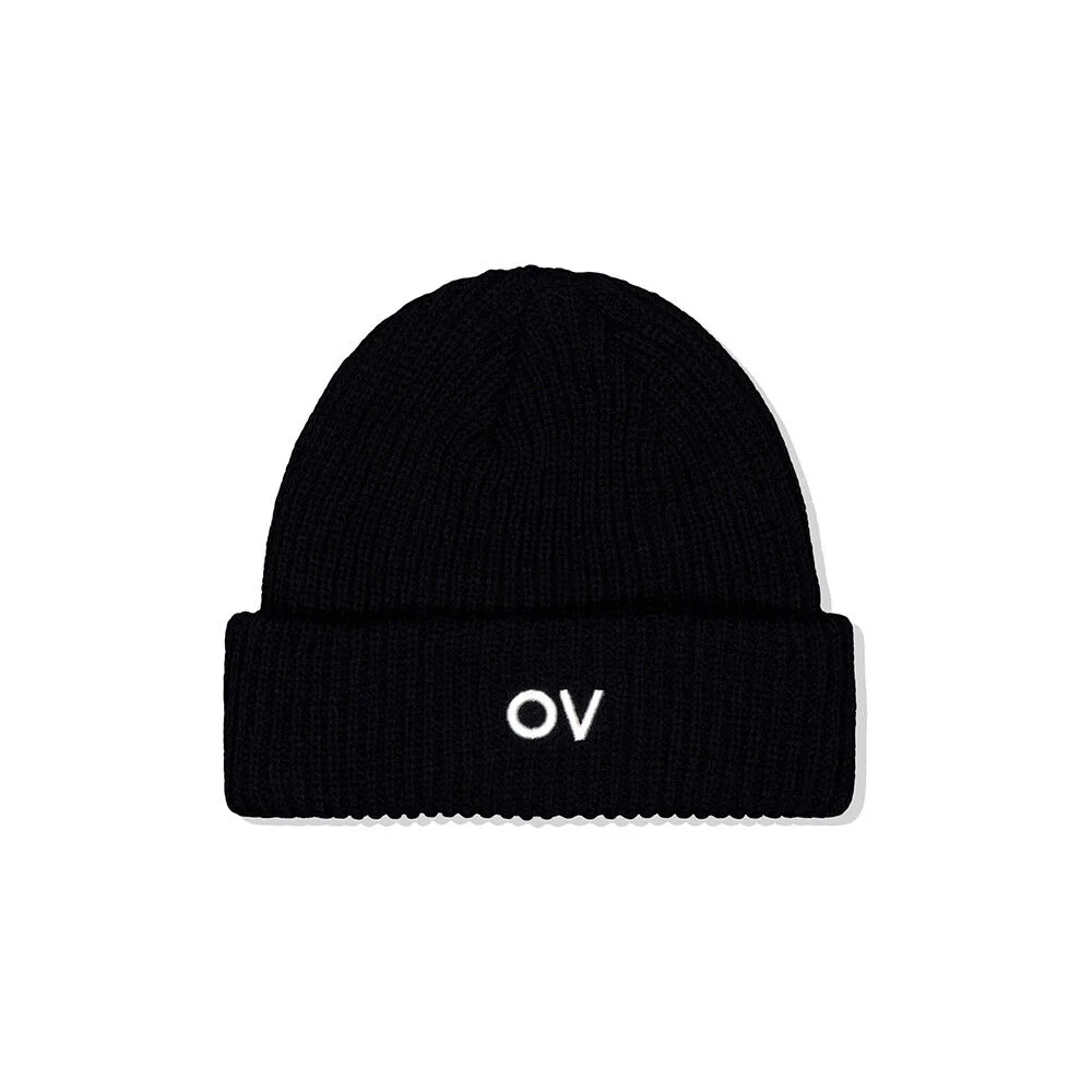 OV LOGO CUFF BEANIE (BLACK)