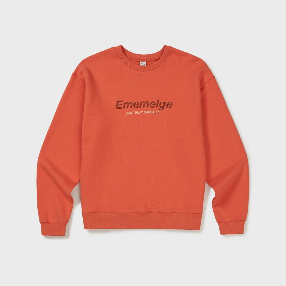 NEW LETTER SWEAT (WILD CARROT)