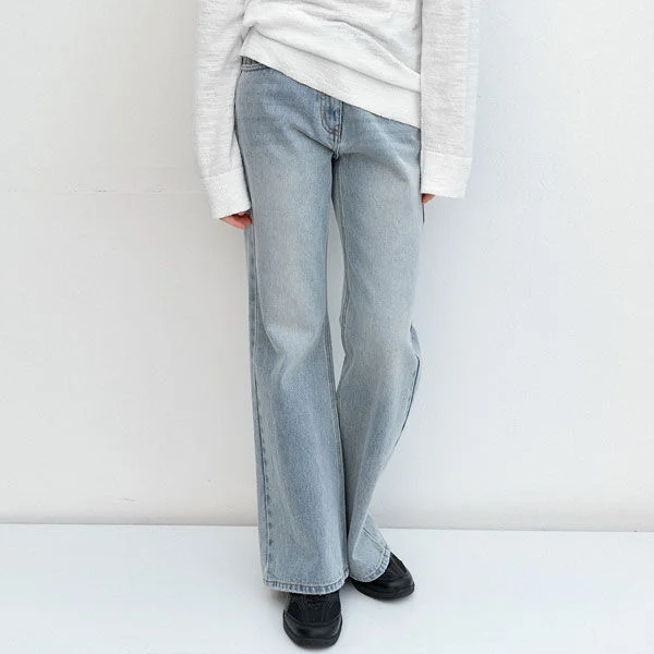 AN NATURAL SEMI BOOTSCUT DENIM PANTS (PT-5755)