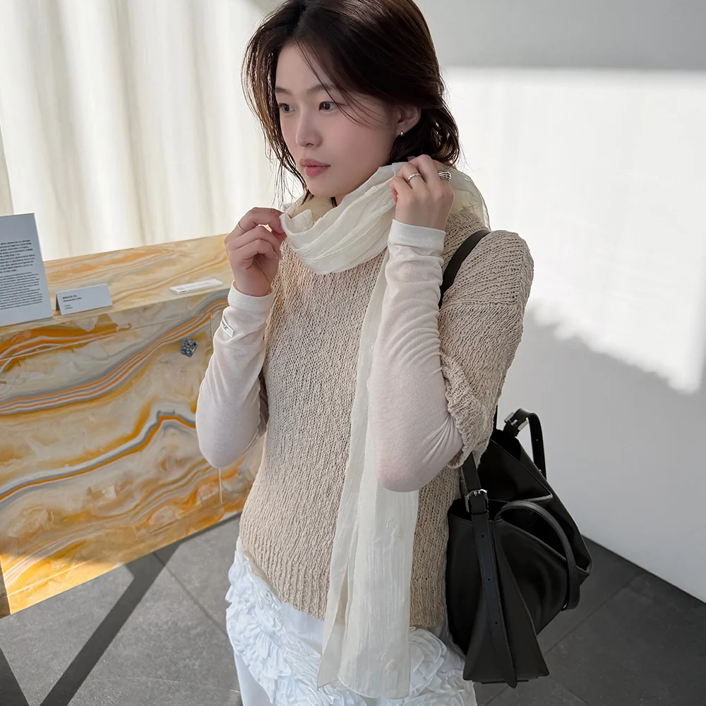 Leah 絲巾 (ivory)