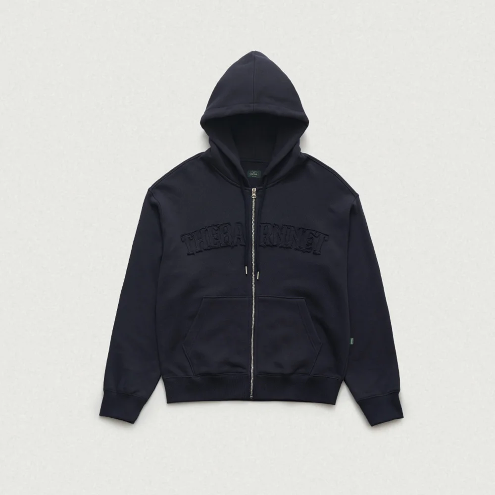 Forde Sweat Zip-Up Hoodie Jacket_Navy