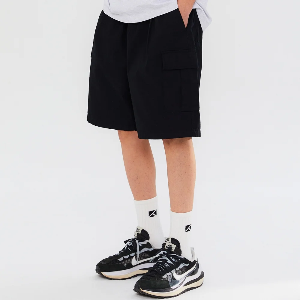 WIDE CARGO SHORT BLACK