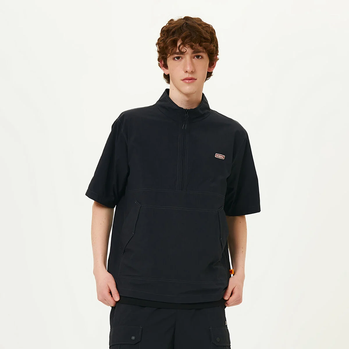 Breeze Pop Stand Neck 風褸 BLACK