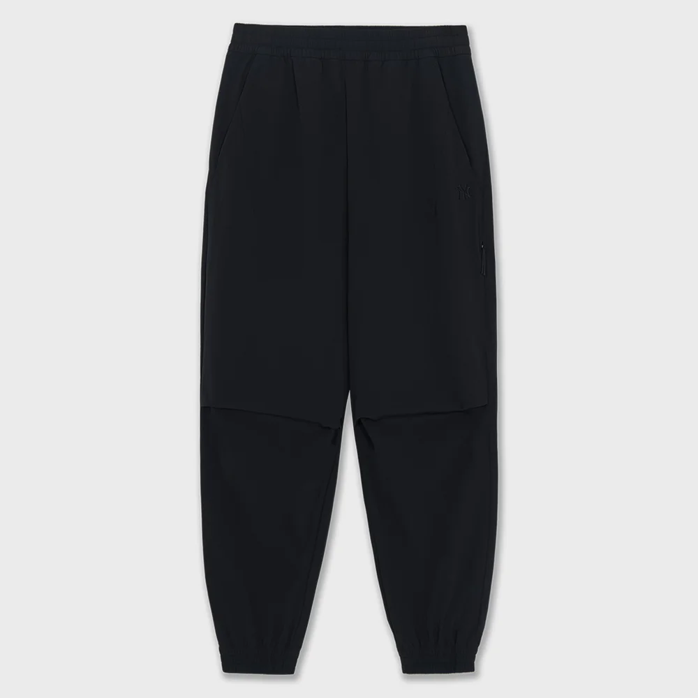 基本款 彈力 束腳褲 NY (Black)