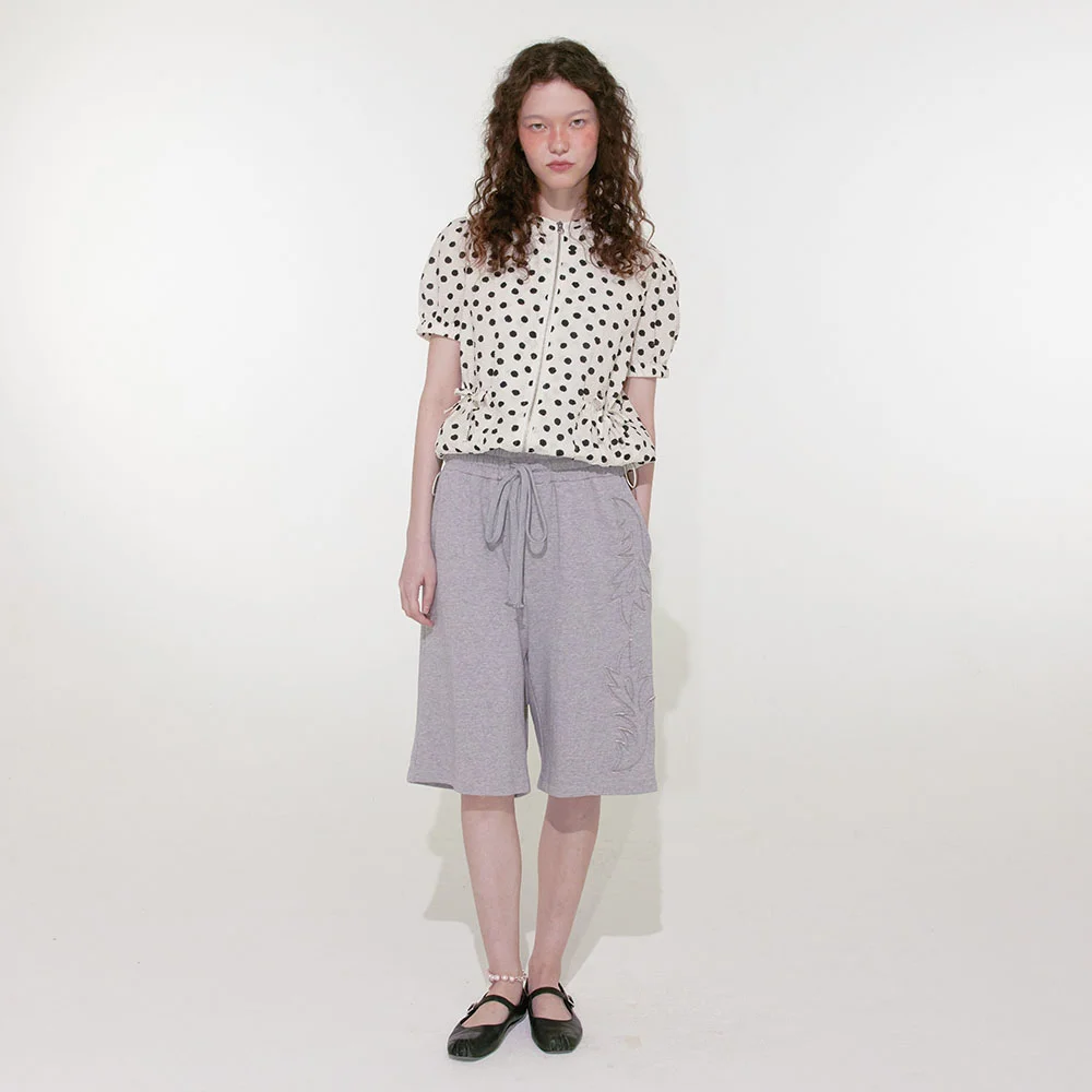 Western Sweat Shorts (Gray)
