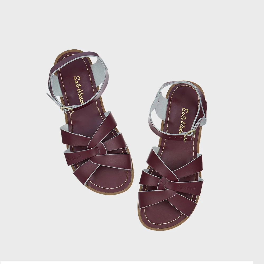 SALT-WATER SANDAL ADULT ORIGINAL CLARET