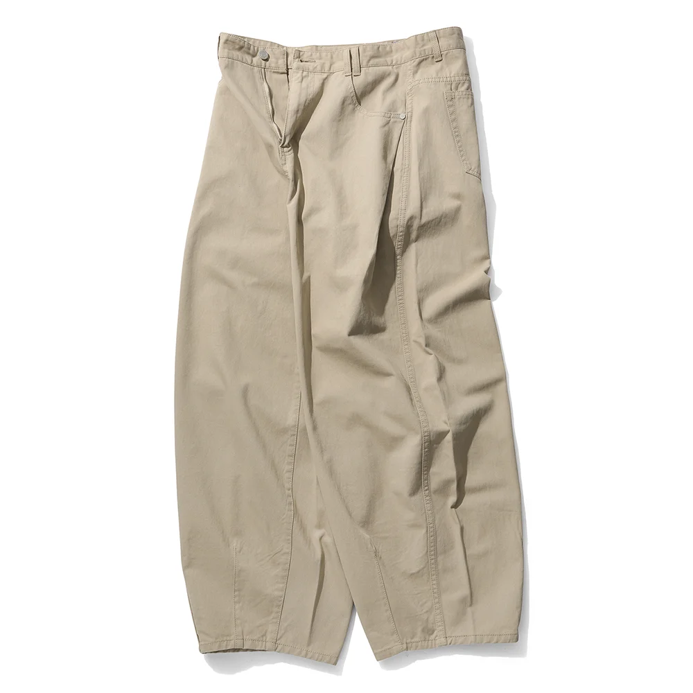 Barrel Wide Leg Pants DCPT071Beige