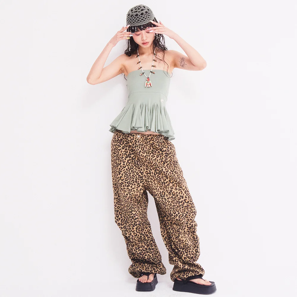 HEART MEDAL 2WAY HOOL SKIRT KHAKI