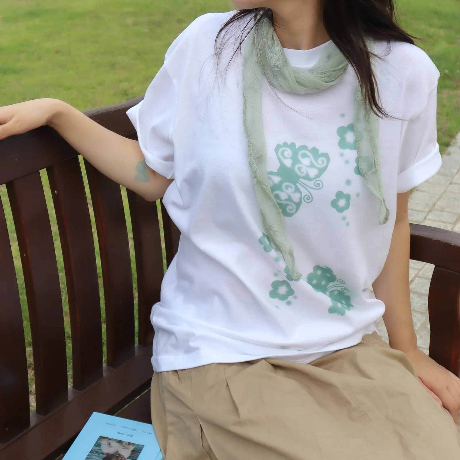 BUTTERFLY DANCE T shirts - White