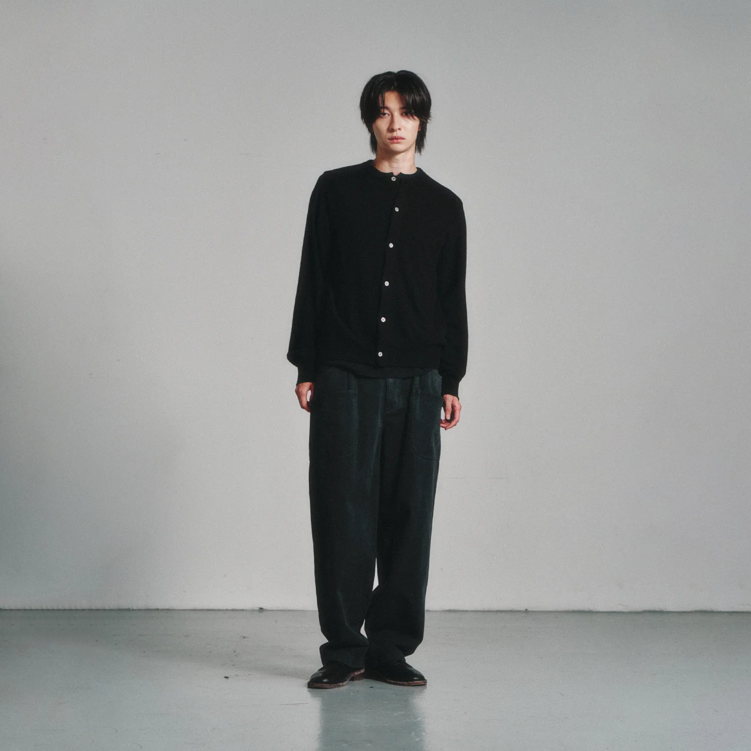 French Workwear Pants_Used Black