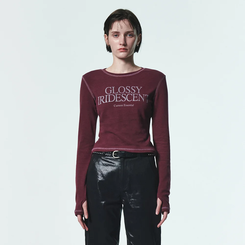 IRIDESCENT LONG SLEEVE TEE