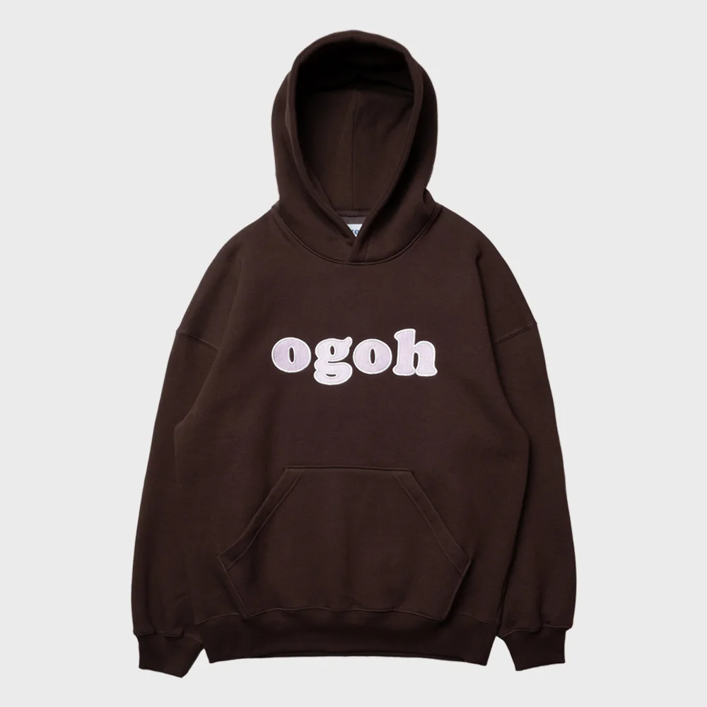 OGOH Signature Logo Hoodie Deep Mocha