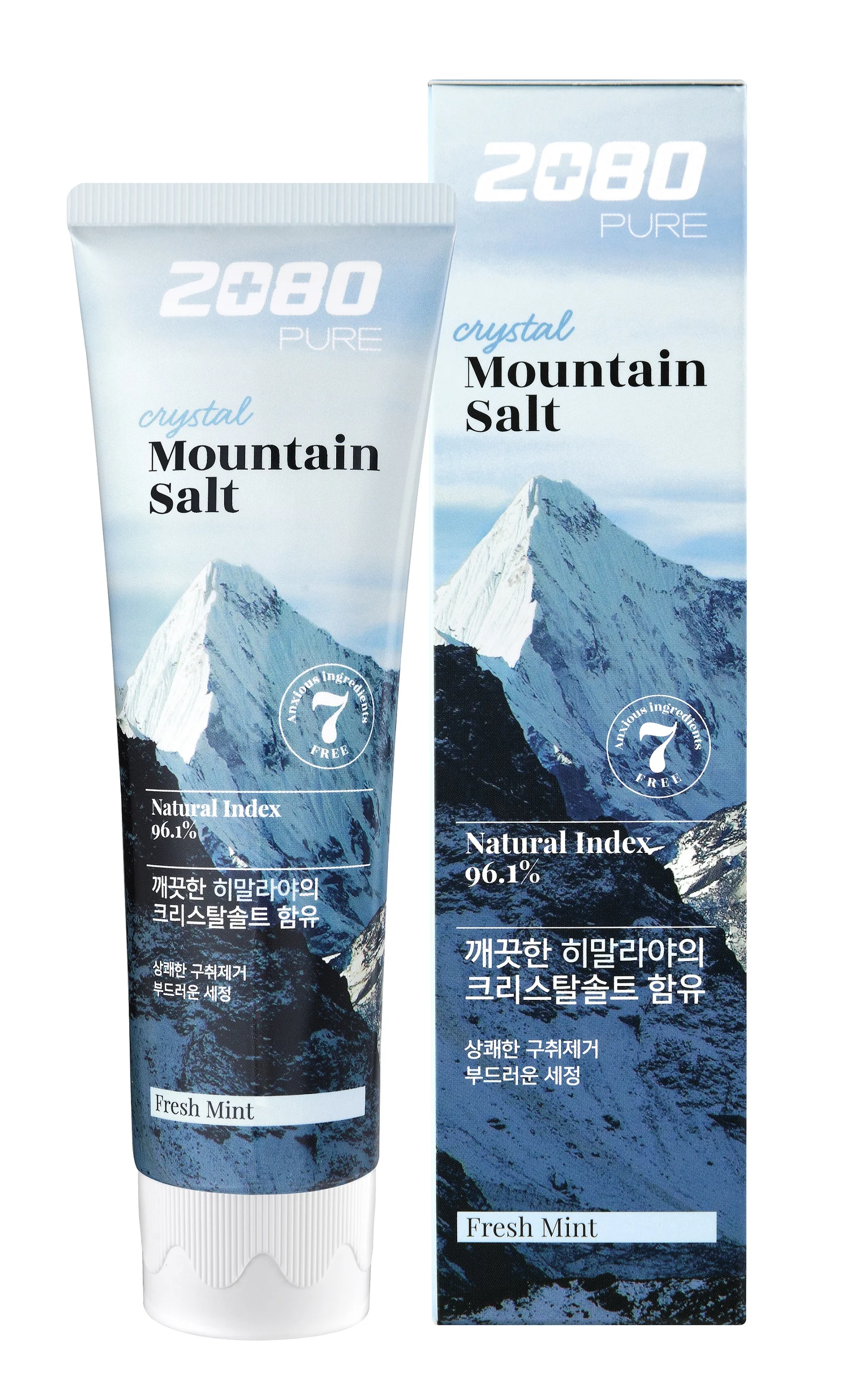 2080純淨山巒水晶鹽牙膏
