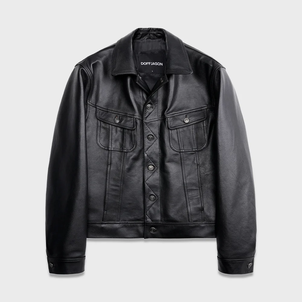 Storm T恤 核心 皮革 Trucker BLACK