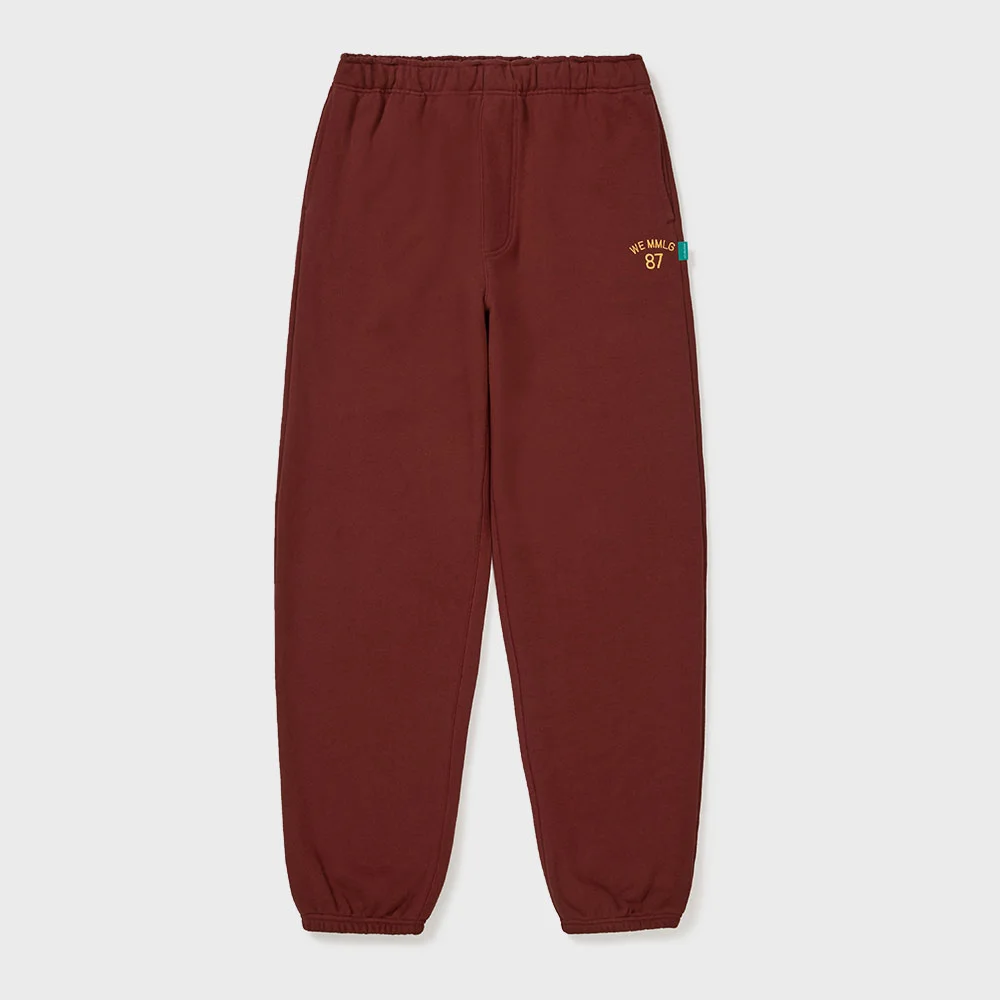 WE REGULAR SWEAT PANTS (CRANBERRY)