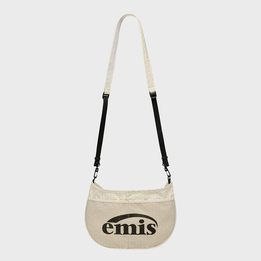 PACKABLE CHECK CROSSBODY BAG-BEIGE